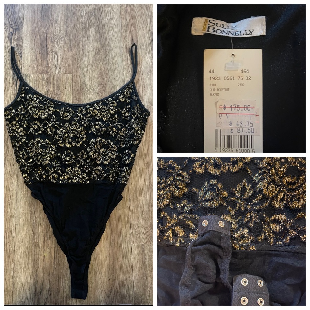 Vintage Sully Bonnelly Slip Bodysuit.